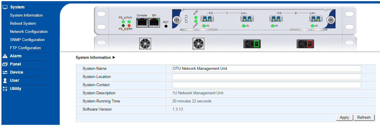 10G Transponder 4 Channels