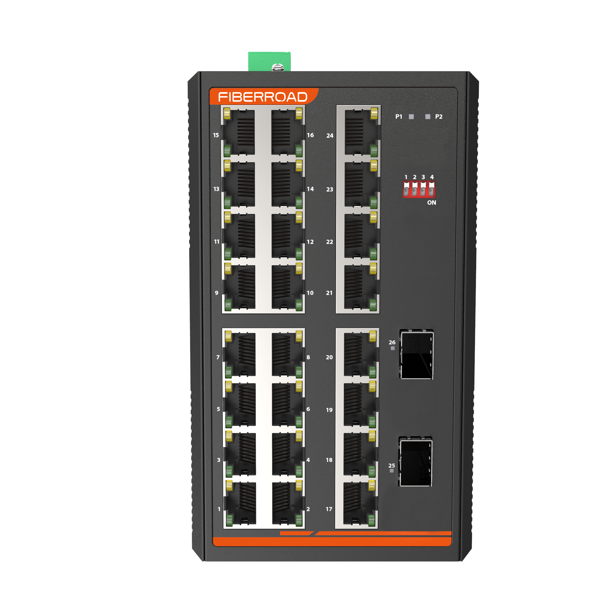 24 Port Industrial Network Switch Gigabit Industrial