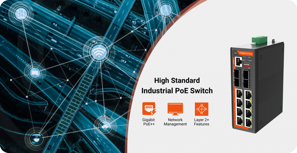 12 Port Full Gigabit Unmanaged Industrial Switch, Din Rail